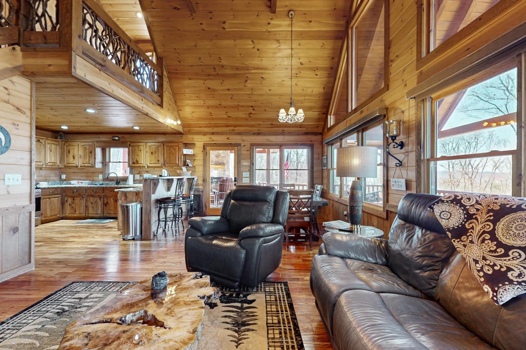 Bougie Bear Cabin Morganton Eksteriør billede