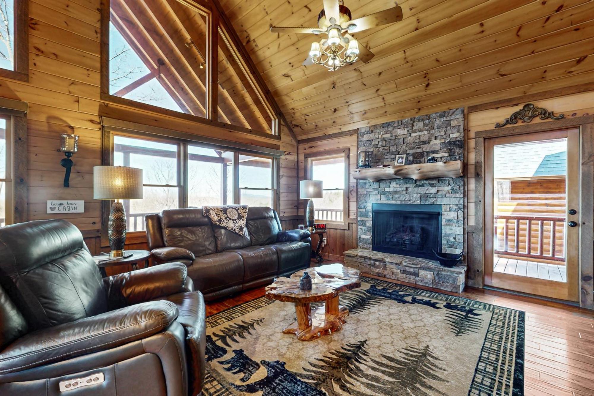 Bougie Bear Cabin Morganton Eksteriør billede