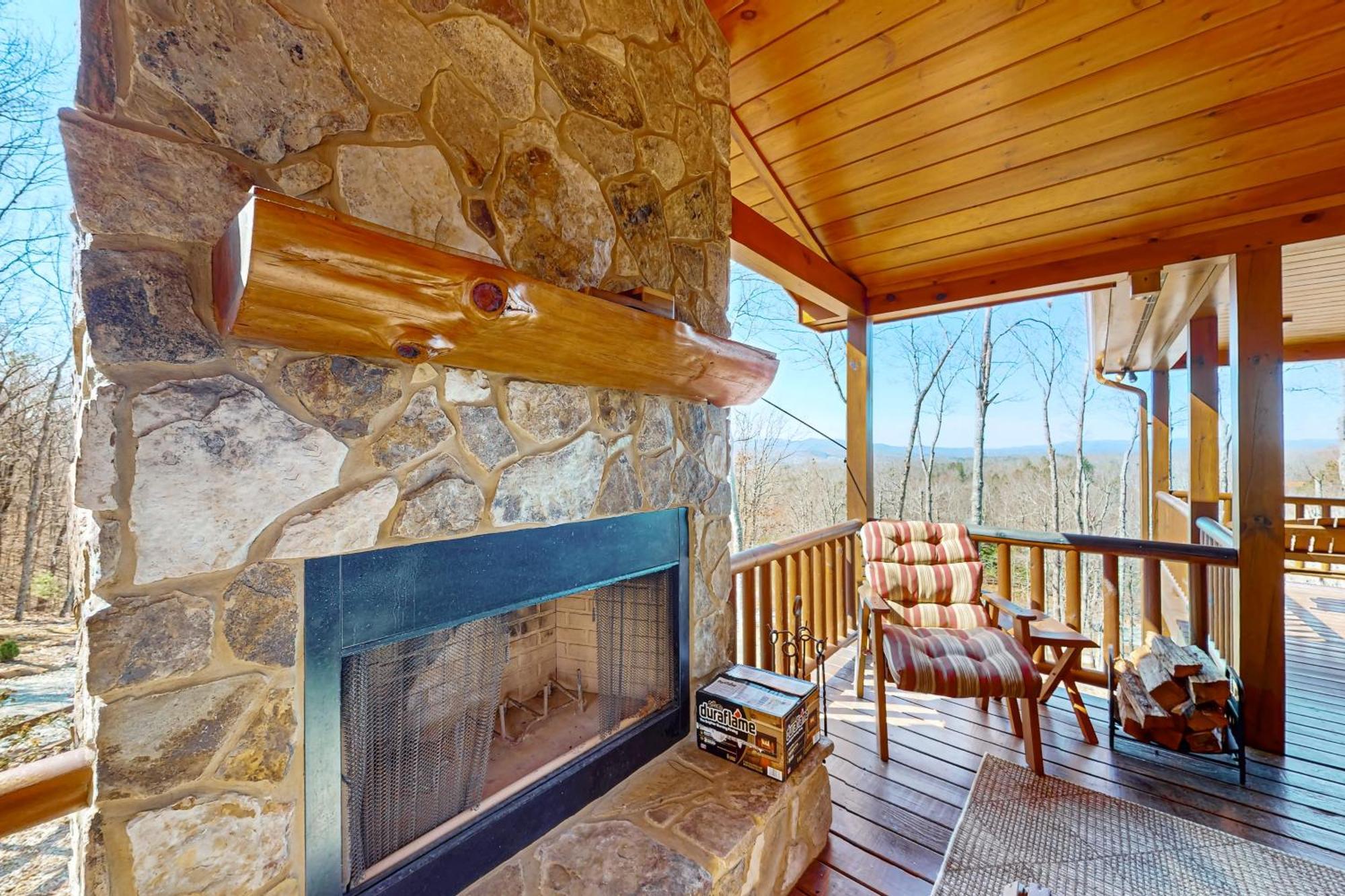 Bougie Bear Cabin Morganton Eksteriør billede
